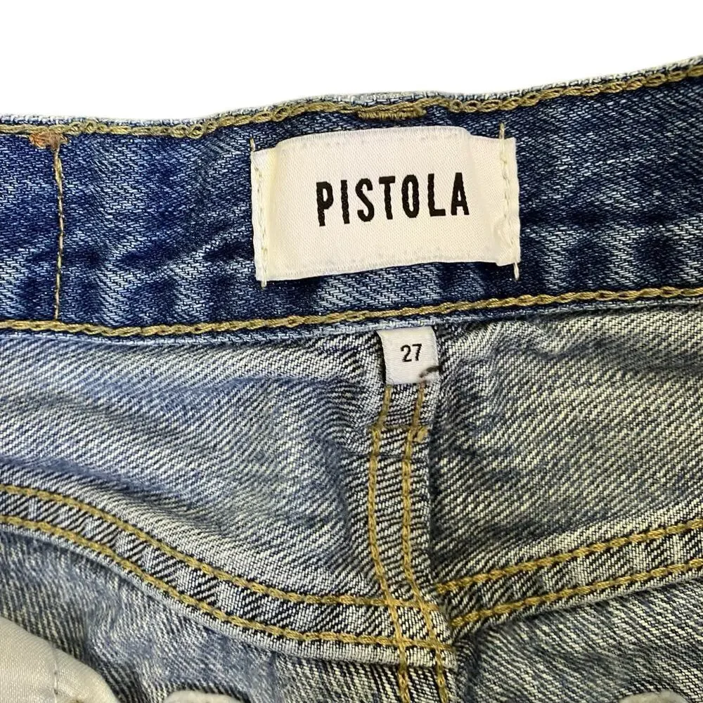 Pistola Sz 27 Keaton High Rise Slim Straight in Playday Wash 90s Ankle Casual - Picture 8 of 16